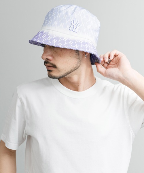MLB korea■新作*ロゴハット*STRIPED SUMMER HAT Bucket Hat - MLB KOREA