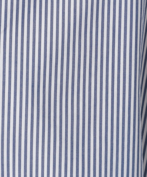 GALLORIA（ギャローリア）の「ショート丈シャツ（シャツ/ブラウス・レディース・スモークピンク/ホワイト×ネイビー・LL/S/M/L）」の5枚目の写真