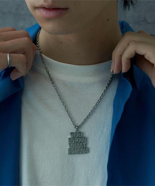 WEGO(ウィゴー)の「WEGO/ラメストーンモチーフネックレス(ネックレス・メンズ・その他2/その他1・FREE)」の7枚目の写真