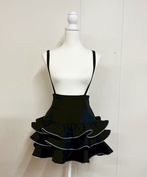 マーズ　ヒョウバラ柄　フリルスカパン マーズ ヒョウバラ柄 フリルスカパン