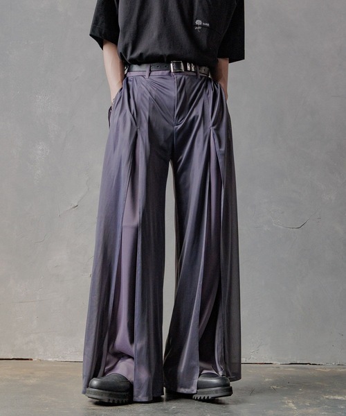 HARE(ハレ)の「【SET UP対応】シアーレイヤードパンツ(HARE)(その他パンツ・メンズ・ブラック系その他/ブラック/パープル系その他・MEDIUM/SMALL)」の22枚目の写真