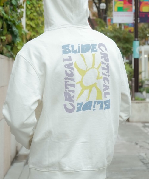 TCSS(ティーシーエスエス)の「CREW/Critical Slide(クリティカルスライド)TCSSブランドロゴオリジナルバックプリントプルオーバーパーカー(パーカー・メンズ・ホワイト/ブラック・MEDIUM/LARGE/X-LARGE)」の9枚目の写真