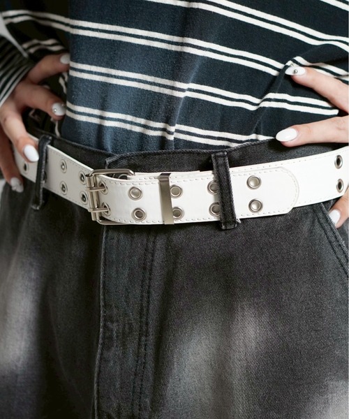 Chikashitsu +（チカシツプラス）の「【Chikashitsu +】point wash balloon denim pants / 【チカシツプラス】ポイントウォッシングバルーンデニムパンツ（デニムパンツ・メンズ・ブラック/グレー・M/L）」の21枚目の写真