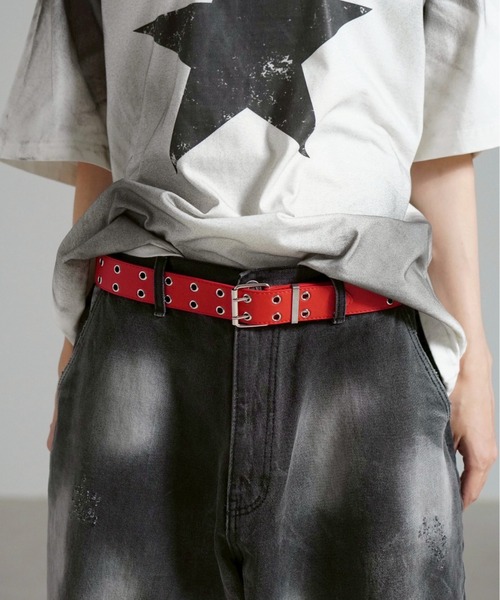 Chikashitsu +（チカシツプラス）の「【Chikashitsu +】point wash balloon denim pants / 【チカシツプラス】ポイントウォッシングバルーンデニムパンツ（デニムパンツ・メンズ・ブラック/グレー・M/L）」の11枚目の写真