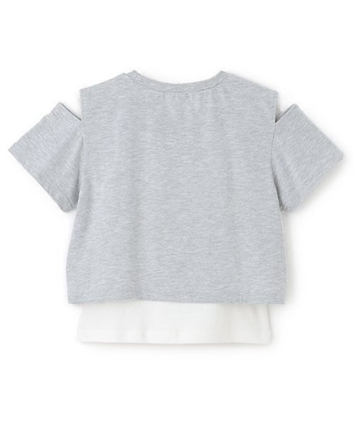 by LOVEiT(バイラビット)の「Tシャツタンクセット(アンサンブル・キッズ・ブラック/グレー/オフホワイト・140cm/150cm/160cm/130cm/120cm)」の4枚目の写真