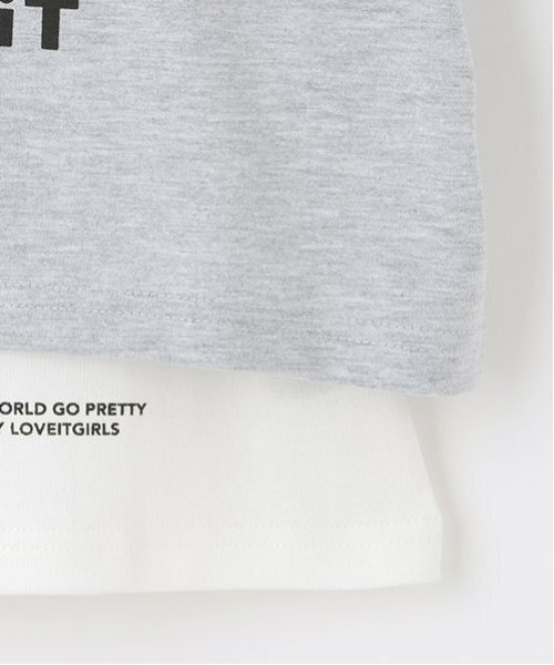 by LOVEiT(バイラビット)の「Tシャツタンクセット(アンサンブル・キッズ・ブラック/グレー/オフホワイト・140cm/150cm/160cm/130cm/120cm)」の9枚目の写真