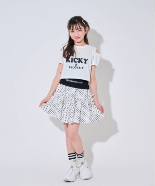 by LOVEiT(バイラビット)の「Tシャツタンクセット(アンサンブル・キッズ・ブラック/グレー/オフホワイト・140cm/150cm/160cm/130cm/120cm)」の16枚目の写真