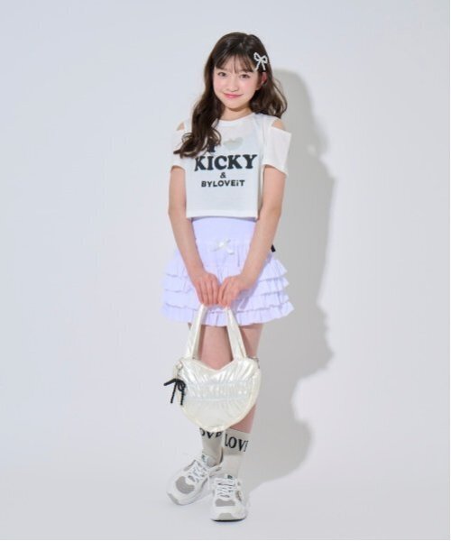 by LOVEiT(バイラビット)の「Tシャツタンクセット(アンサンブル・キッズ・ブラック/グレー/オフホワイト・140cm/150cm/160cm/130cm/120cm)」の17枚目の写真