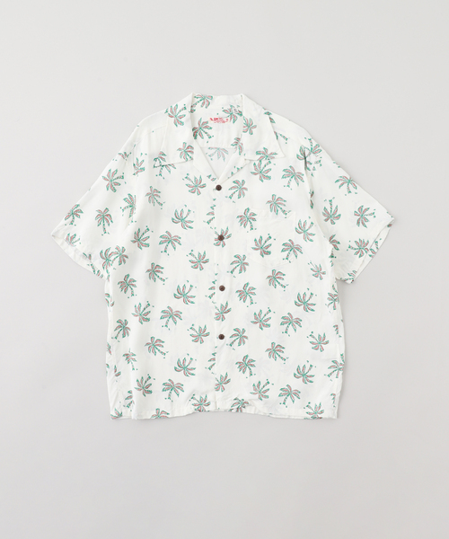 SUN SURF(サンサーフ)の「SUN SURF / サンサーフ SCATTERED PALMTREENATIONAL(シャツ/ブラウス・メンズ・ホワイト系その他・MEDIUM/LARGE/X-LARGE)」の1枚目の写真