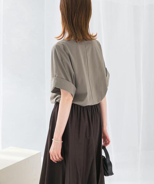 URBAN RESEARCH ROSSO WOMEN(アーバンリサーチ ロッソ)の「UVカットデザインスリーブプルオーバー(Tシャツ/カットソー・レディース・モカ/イエロー/ネイビー/オフホワイト・FREE)」の5枚目の写真