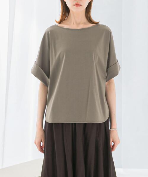 URBAN RESEARCH ROSSO WOMEN(アーバンリサーチ ロッソ)の「UVカットデザインスリーブプルオーバー(Tシャツ/カットソー・レディース・モカ/イエロー/ネイビー/オフホワイト・FREE)」の7枚目の写真