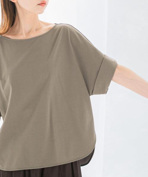 URBAN RESEARCH ROSSO WOMEN(アーバンリサーチ ロッソ)の「UVカットデザインスリーブプルオーバー(Tシャツ/カットソー・レディース・モカ/イエロー/ネイビー/オフホワイト・FREE)」の10枚目の写真