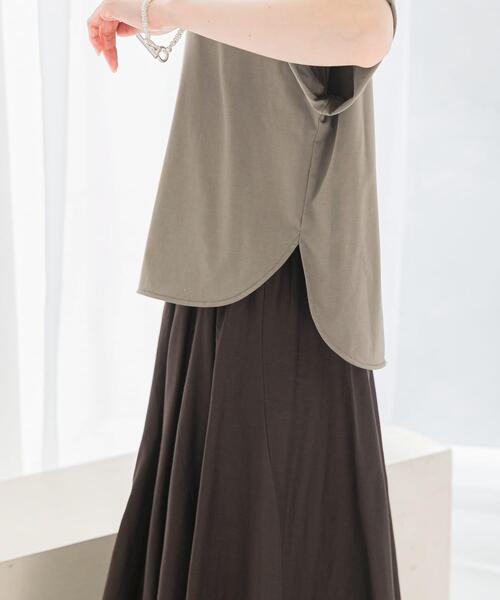 URBAN RESEARCH ROSSO WOMEN(アーバンリサーチ ロッソ)の「UVカットデザインスリーブプルオーバー(Tシャツ/カットソー・レディース・モカ/イエロー/ネイビー/オフホワイト・FREE)」の11枚目の写真