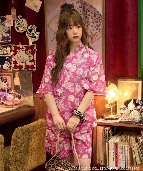 HELLO KITTY 甚平 赤とピンク 確認用