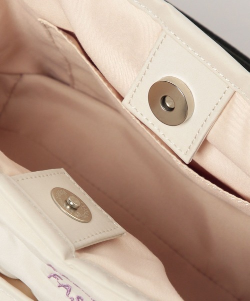 BAYFLOW（ベイフロー）の「刺繍パフロゴトートS（トートバッグ・レディース・オフホワイト・FREE）」の12枚目の写真