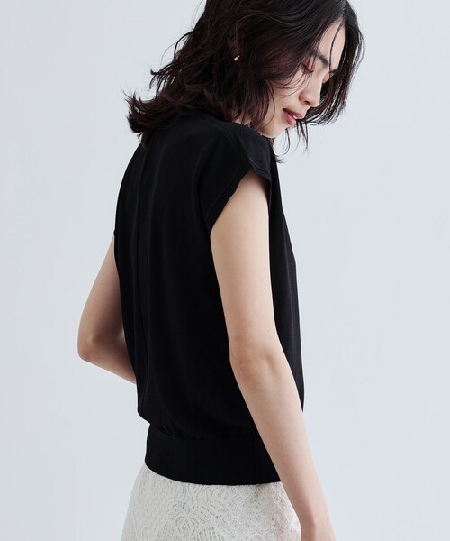 【新品】PRIDE ノースリーブニット リブ編Vネックノースリーブニット | AND ON JIONE STORE