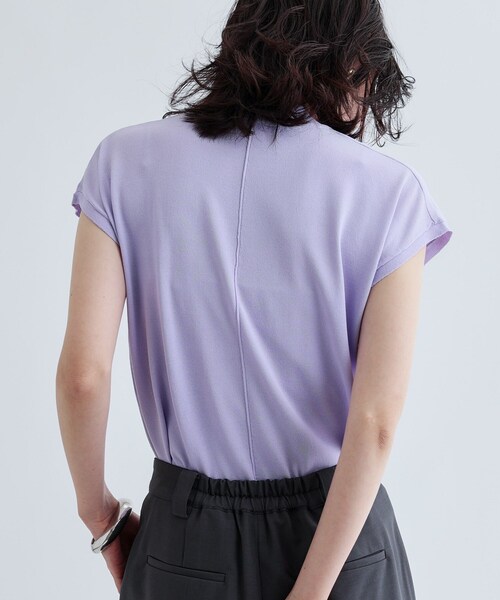 vm◆ニット・セーター(薄手)/O/ウール/NVY/無地/ネイビー/ノースリーブニット UNITED ARROWS green label relaxing｜コイルシアー
