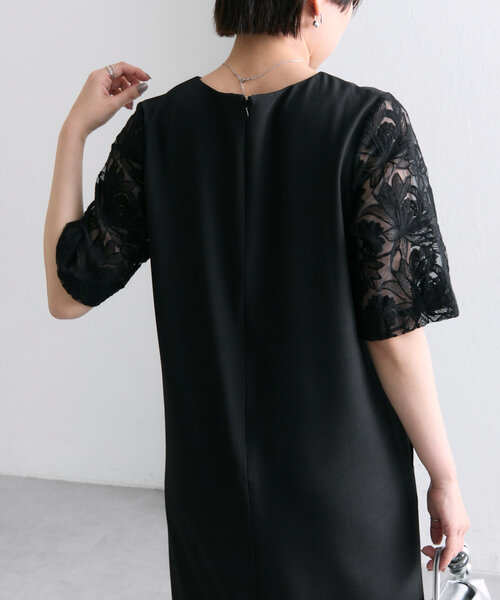 セール】レースドッキングワンピース【SUM1 STYLE(スミスタイル