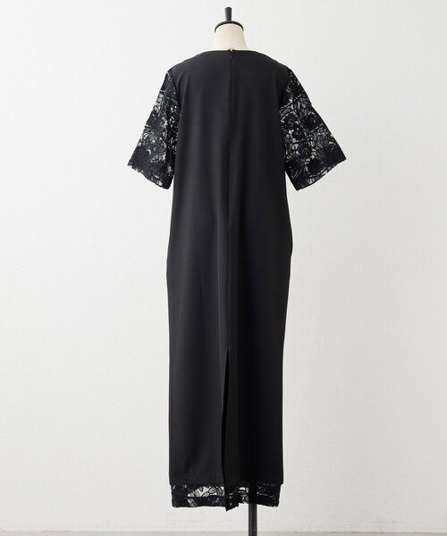 【ear PAPILLONNER】プリーツドッキングワンピース ear PAPILLONNER（イアパピヨネ）の「【SUM1 STYLE（スミ