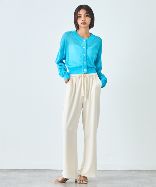 ANAP（アナップ）の「シアー ショートカーディガン（カーディガン/ボレロ・レディース・ブルー/ブラック/ホワイト・FREE）」の11枚目の写真