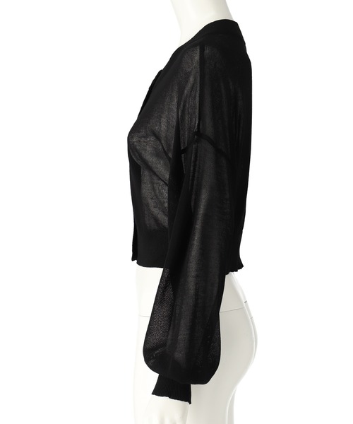 ANAP（アナップ）の「シアー ショートカーディガン（カーディガン/ボレロ・レディース・ブルー/ブラック/ホワイト・FREE）」の12枚目の写真