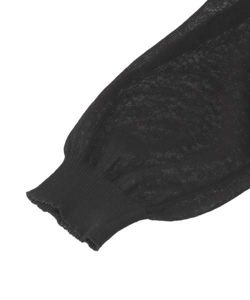 ANAP（アナップ）の「シアー ショートカーディガン（カーディガン/ボレロ・レディース・ブルー/ブラック/ホワイト・FREE）」の7枚目の写真