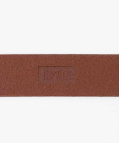 EDWIN（エドウィン）の「EDWIN エドウィン ギャリソンベルト（ベルト・メンズ・ブラック/チョコ/ブラウン・FREE）」の4枚目の写真