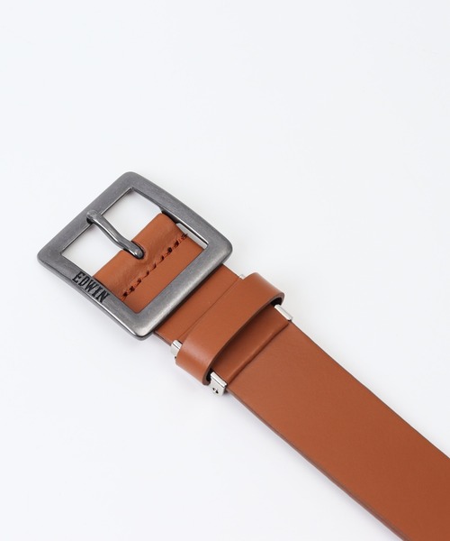 EDWIN（エドウィン）の「EDWIN エドウィン ギャリソンベルト（ベルト・メンズ・ブラック/チョコ/ブラウン・FREE）」の9枚目の写真