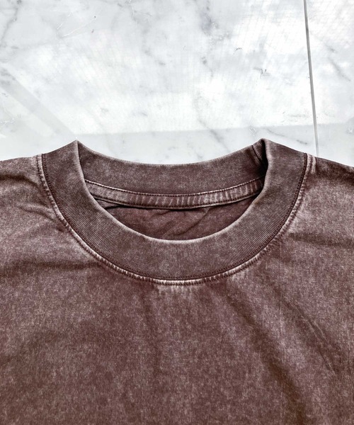 JOHNNY WOLF(ジョニーウルフ)の「SCUTUM オーバーサイズ ピグメント ノースリーブTシャツ(Tシャツ/カットソー・メンズ・ブラック/モカ/インディゴブルー/カーキ/オフホワイト・L/M)」の14枚目の写真