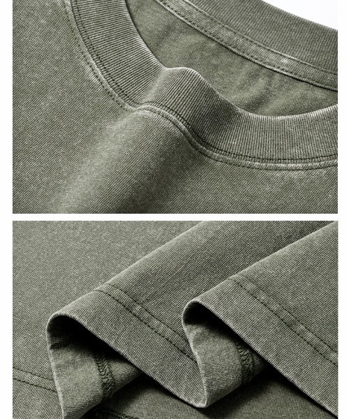 JOHNNY WOLF(ジョニーウルフ)の「SCUTUM オーバーサイズ ピグメント ノースリーブTシャツ(Tシャツ/カットソー・メンズ・ブラック/モカ/インディゴブルー/カーキ/オフホワイト・L/M)」の8枚目の写真