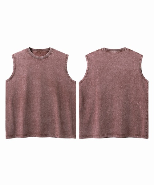 JOHNNY WOLF(ジョニーウルフ)の「SCUTUM オーバーサイズ ピグメント ノースリーブTシャツ(Tシャツ/カットソー・メンズ・ブラック/モカ/インディゴブルー/カーキ/オフホワイト・L/M)」の18枚目の写真