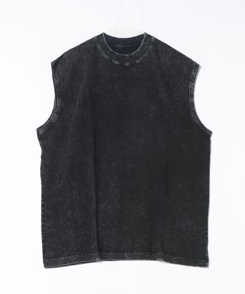 JOHNNY WOLF(ジョニーウルフ)の「SCUTUM オーバーサイズ ピグメント ノースリーブTシャツ(Tシャツ/カットソー・メンズ・ブラック/モカ/インディゴブルー/カーキ/オフホワイト・L/M)」の21枚目の写真