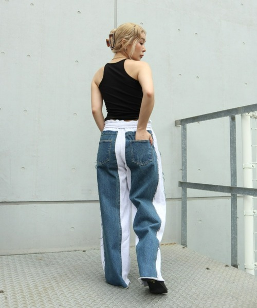 FIG&VIPER（フィグアンドバイパー）の「カップ付ホルターネックタンク（タンクトップ・レディース・ブラック/ホワイト/グレー・FREE）」の18枚目の写真