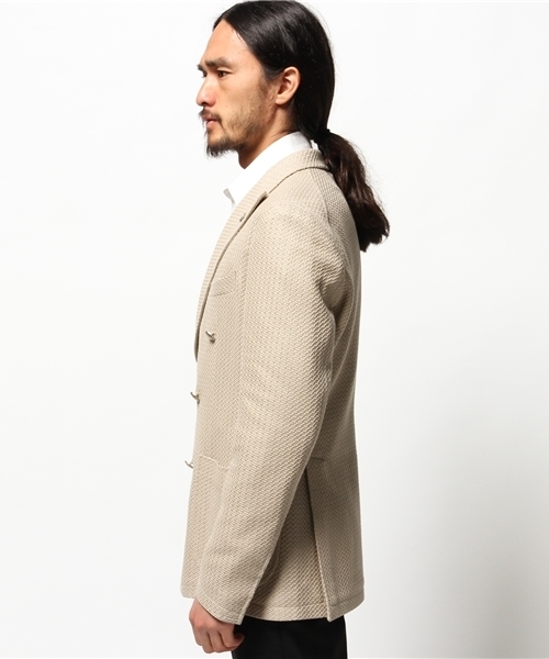 TAGLIATORE(タリアトーレ)の「TAGLIATORE ダブルフロントジャケット(テーラードジャケット・メンズ・ベージュ・48/50)」の2枚目の写真