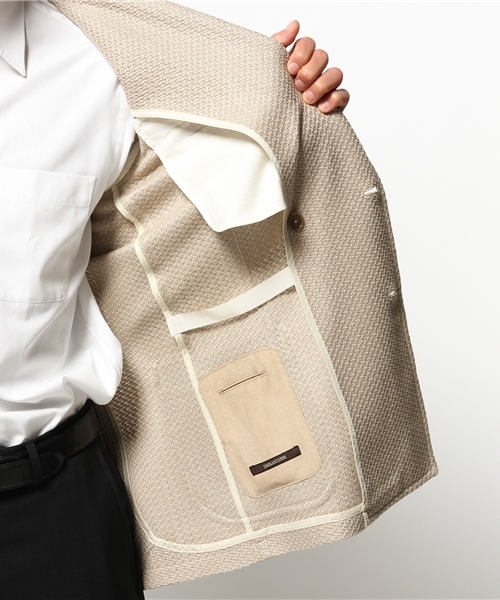 TAGLIATORE(タリアトーレ)の「TAGLIATORE ダブルフロントジャケット(テーラードジャケット・メンズ・ベージュ・48/50)」の11枚目の写真