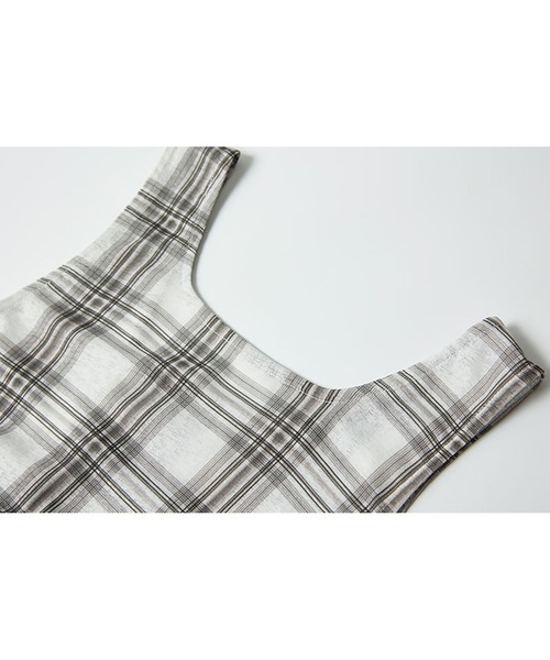 【チャイティーラテ】グレー ノースリーブ TAGEECHITA TAGEECHITA / TAGEECHITA JAPAN ONLINE STORE