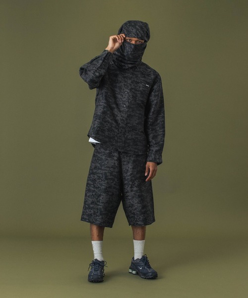 XLARGE（エクストララージ）の「DIGITAL CAMO JACQUARD SHORTS（その他パンツ・メンズ・ブラック/ホワイト・32inch/30inch/36inch/34inch）」の6枚目の写真