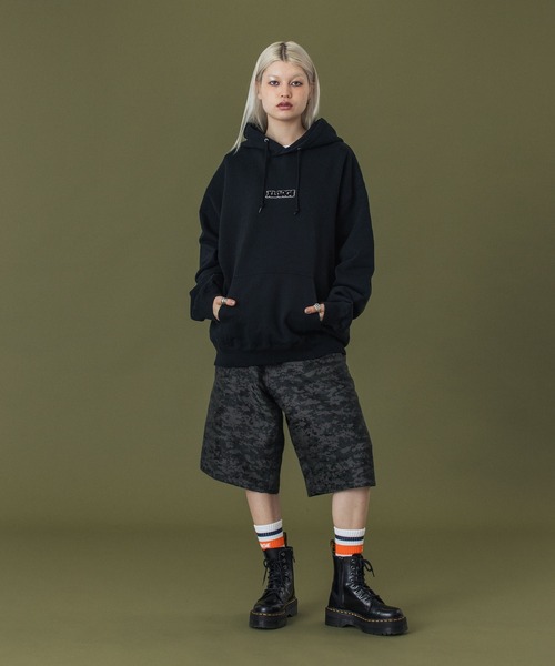 XLARGE（エクストララージ）の「DIGITAL CAMO JACQUARD SHORTS（その他パンツ・メンズ・ブラック/ホワイト・32inch/30inch/36inch/34inch）」の7枚目の写真