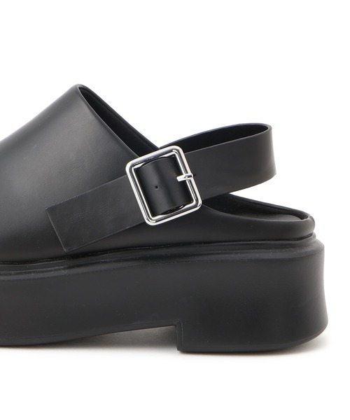 美品ADAM ET ROPE' ボリュームソールベルトクロッグ24.5 定番人気】・【新色追加】ボリュームソールベルトクロッグ