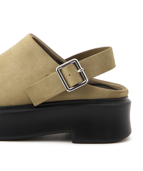 定番人気】・【新色追加】ボリュームソールベルトクロッグ（サンダル