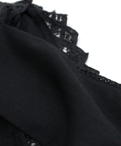 RNA-N(アールエヌエーエヌ)の「V0168 バテンレースベスト(ベスト・レディース・オフホワイト/ブラック・FREE)」の3枚目の写真