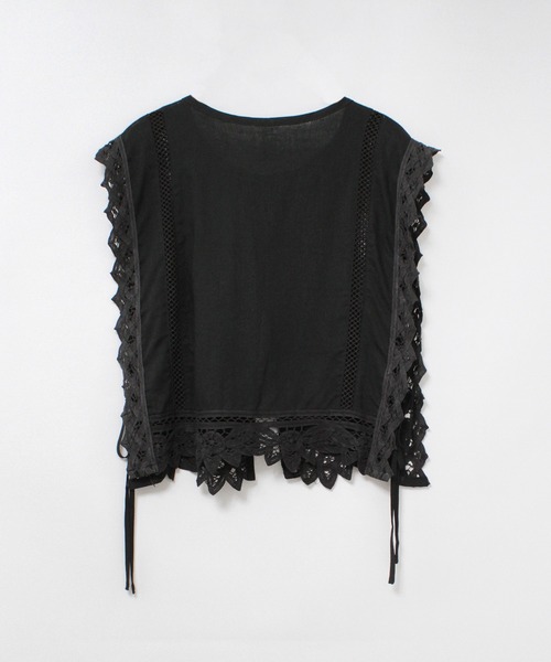 RNA-N(アールエヌエーエヌ)の「V0168 バテンレースベスト(ベスト・レディース・オフホワイト/ブラック・FREE)」の16枚目の写真