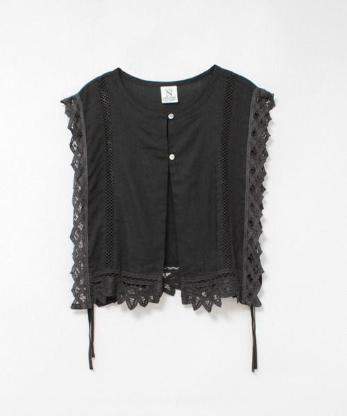 RNA-N(アールエヌエーエヌ)の「V0168 バテンレースベスト(ベスト・レディース・オフホワイト/ブラック・FREE)」の17枚目の写真