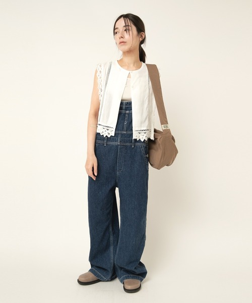 RNA-N(アールエヌエーエヌ)の「V0168 バテンレースベスト(ベスト・レディース・オフホワイト/ブラック・FREE)」の15枚目の写真