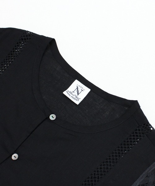 RNA-N(アールエヌエーエヌ)の「V0168 バテンレースベスト(ベスト・レディース・オフホワイト/ブラック・FREE)」の8枚目の写真