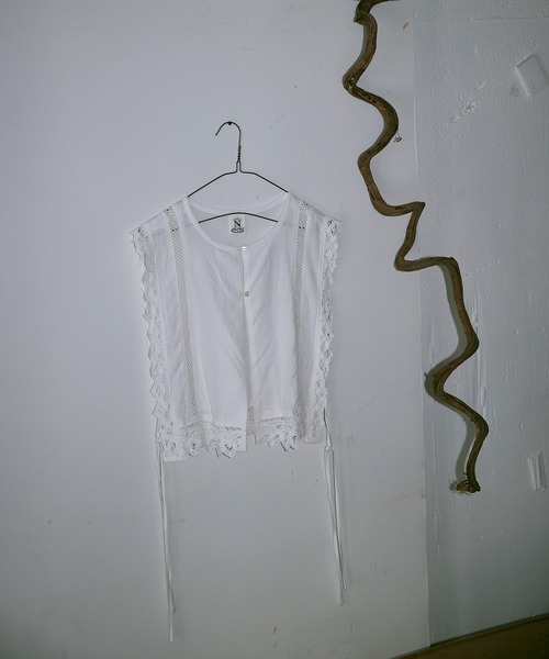 RNA-N(アールエヌエーエヌ)の「V0168 バテンレースベスト(ベスト・レディース・オフホワイト/ブラック・FREE)」の21枚目の写真