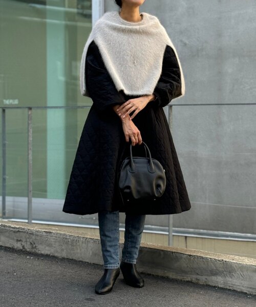 BEARDSLEY（ビアズリー）の「袖バルーンキルトコート（その他アウター・レディース・ブラック/グリーン・FREE）」の22枚目の写真