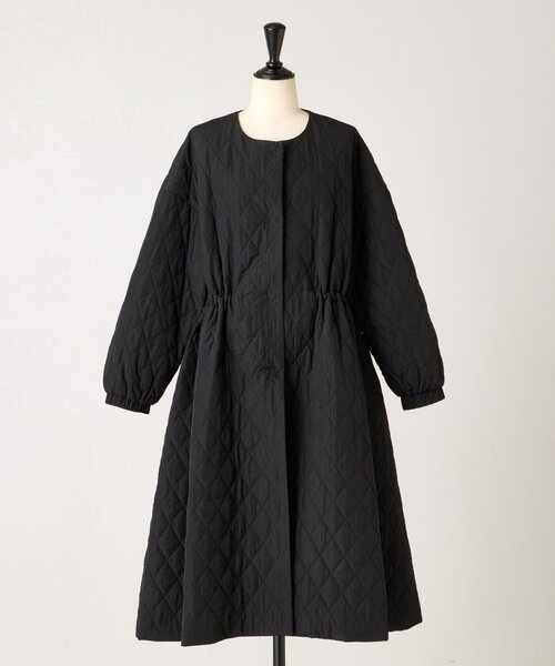 chako　新品　ビアズリー バルーン袖キルトコート　ブラック　サイズF バルーン袖キルトコート （その他アウター）｜BEARDSLEY