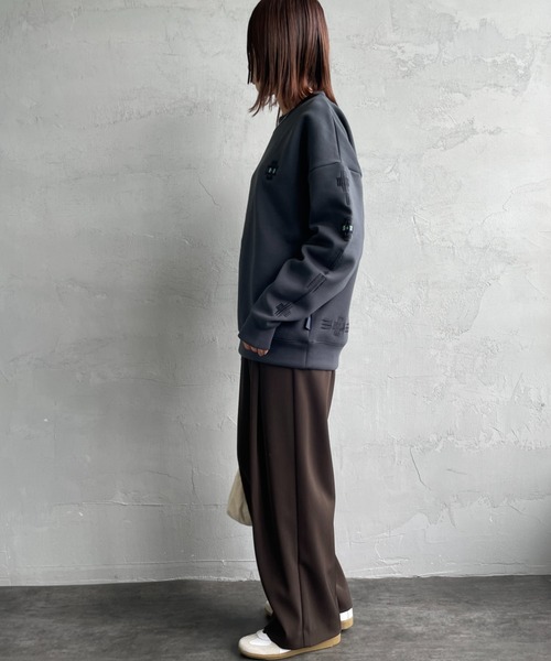 PENDLETON/ペンドルトン] 別注 ネイティブ柄 ダンボールニット クルー