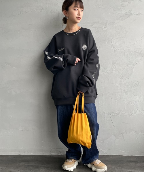 PENDLETON/ペンドルトン] 別注 ネイティブ柄 ダンボールニット クルー